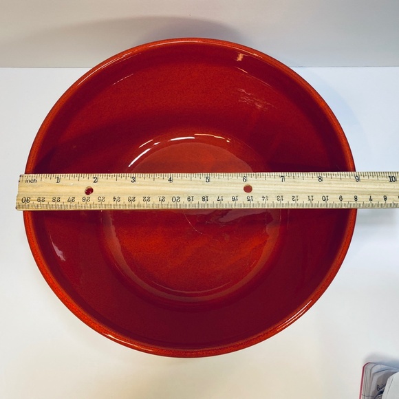 Waechtersbach China Red White HEART 8 7/8" Round Vegetable Serving Bowl **READ** - Picture 4 of 10